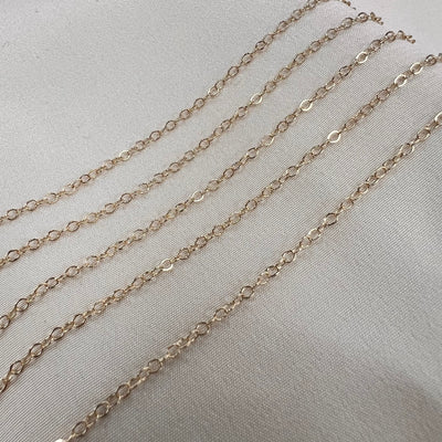 14kt Gold - Cable 1.7mm Chain