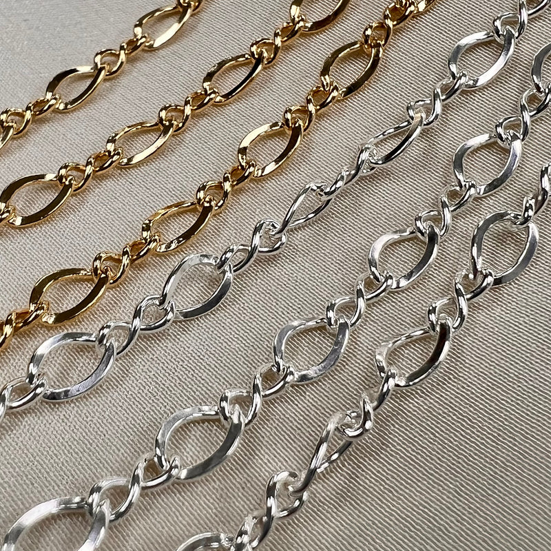 CX32: Figure 8 / Infinity 4mm wide - Chain the Foot