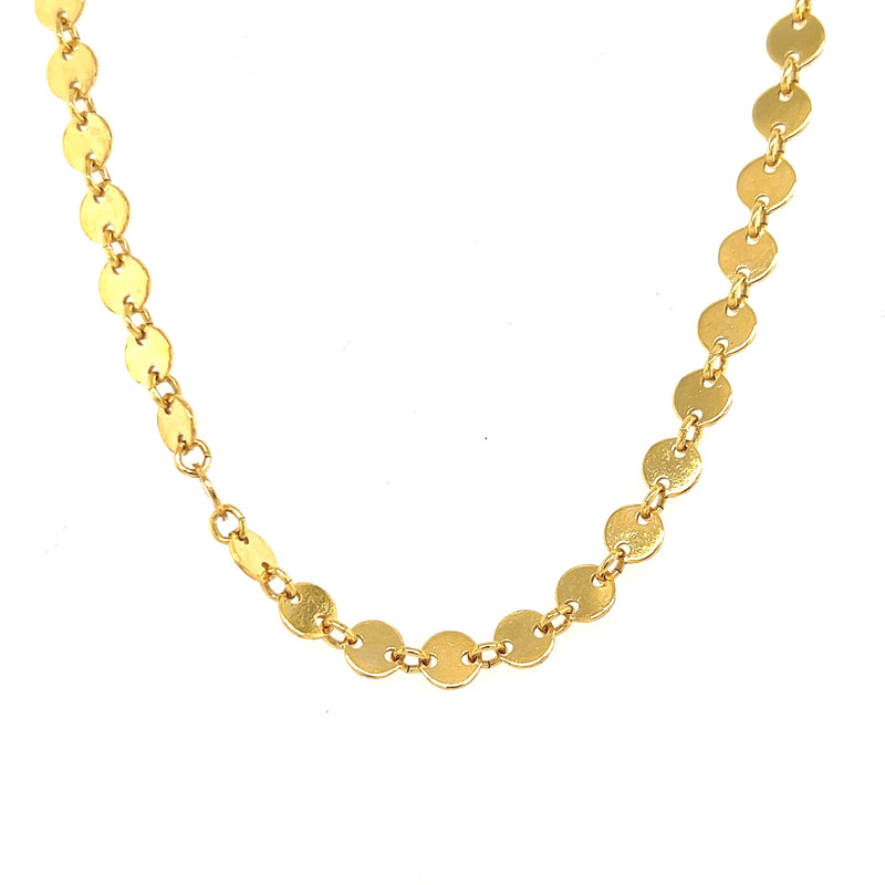 CX18: 4mm Disc Chain - by the foot