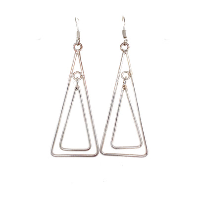152536 Triangle Dangle Earrings