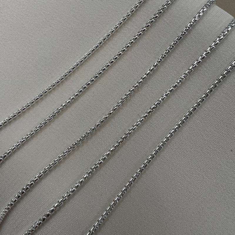 CX67: Round Box Chain  - By the Foot