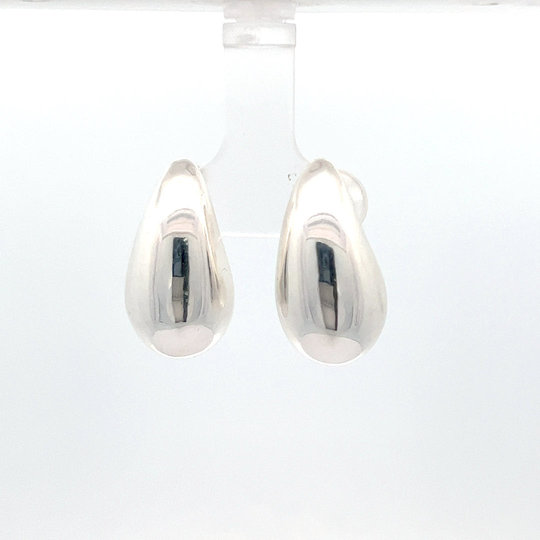 Tear Drop Studs - Sterling Silver - 6491