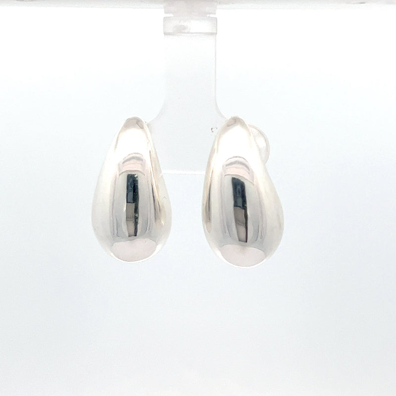 Tear Drop Studs - Sterling Silver - 6491