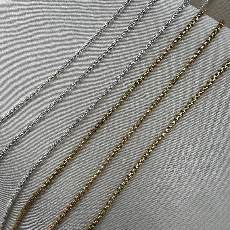 CX67: Round Box Chain  - By the Foot