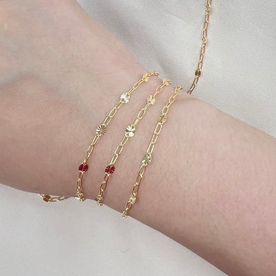 CX72L (3+1): 3.2mm Starlight + Paperclip - Chain by the foot
