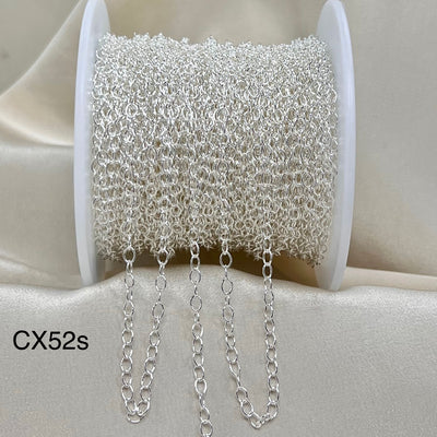 CX52S - 2.8mm Oval Round Chain - by the foot