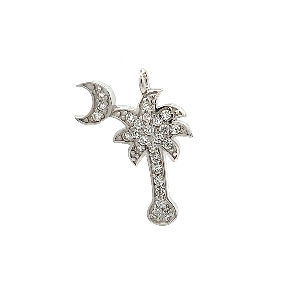 CZ South Carolina Palmetto Pendant