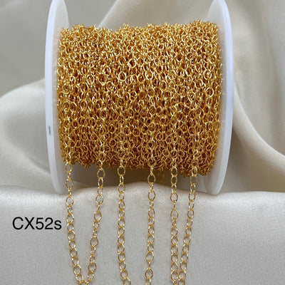 CX52S - 2.8mm Oval Round Chain - by the foot