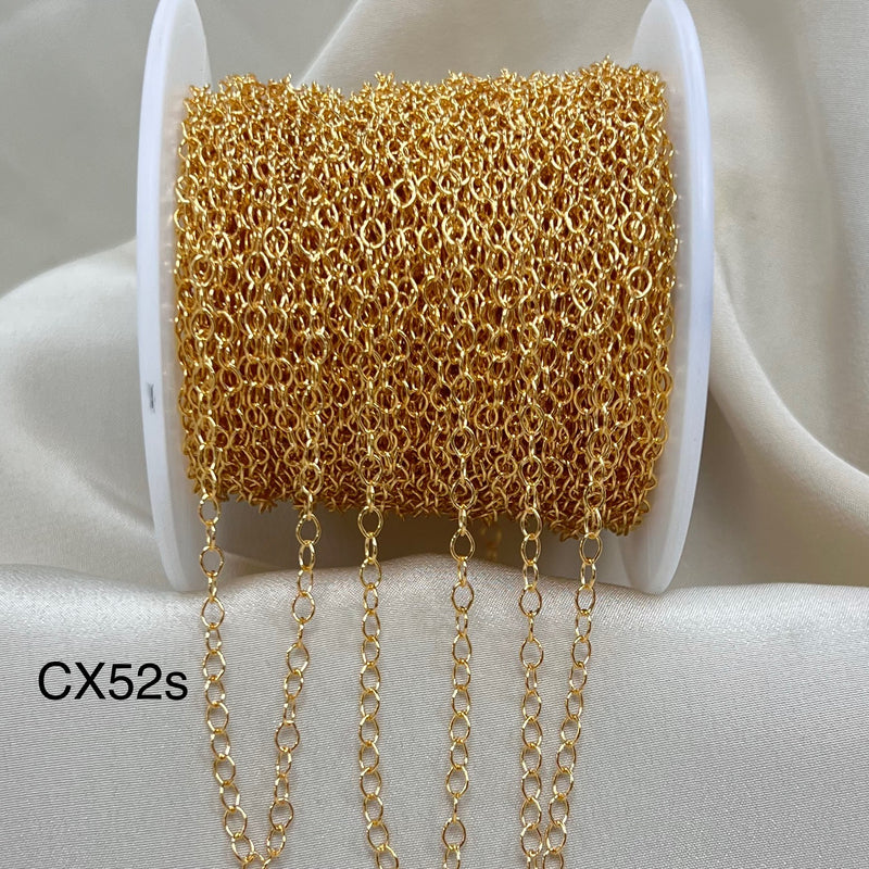CX52S - 2.8mm Oval Round Chain - by the foot