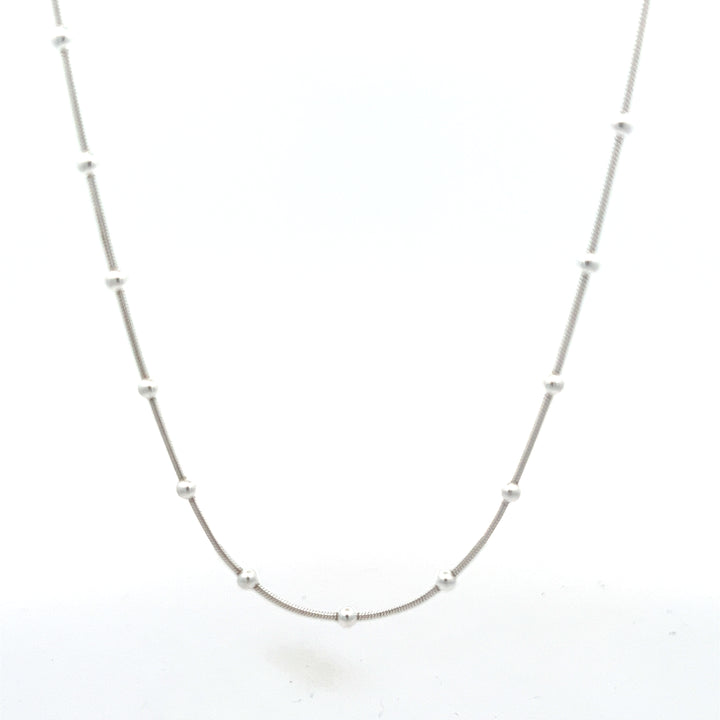Snake + 3mm Round Bead Chain