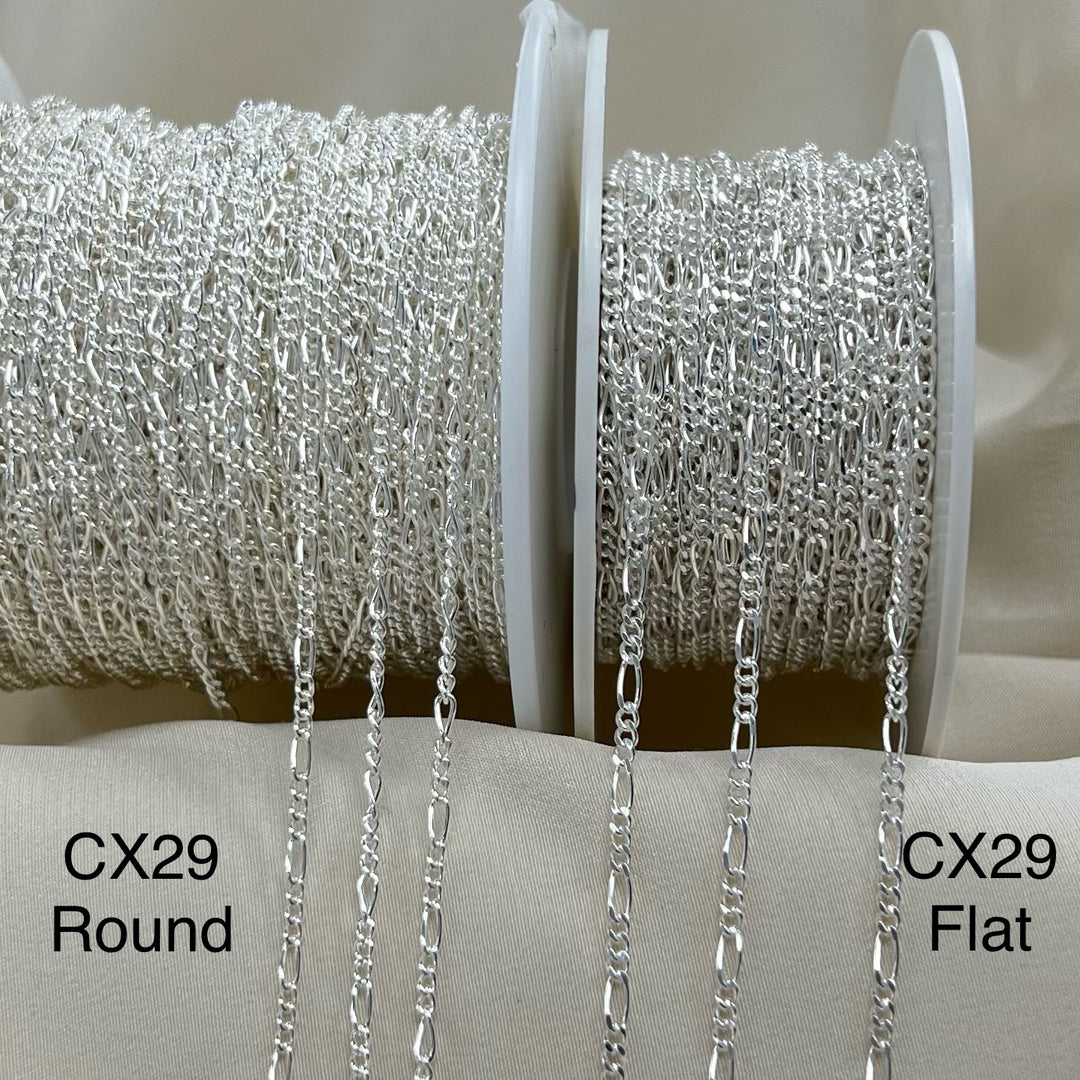 CX29: 1.7mm Figaro Chain by the foot – Oriental Treasure