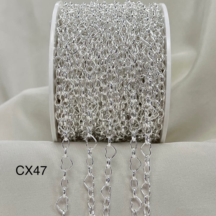CX47 - Alternating (3+1) Jumbo Shape Chain by the foot