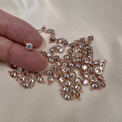 CN26 - 4mm CZ Clear Connectors