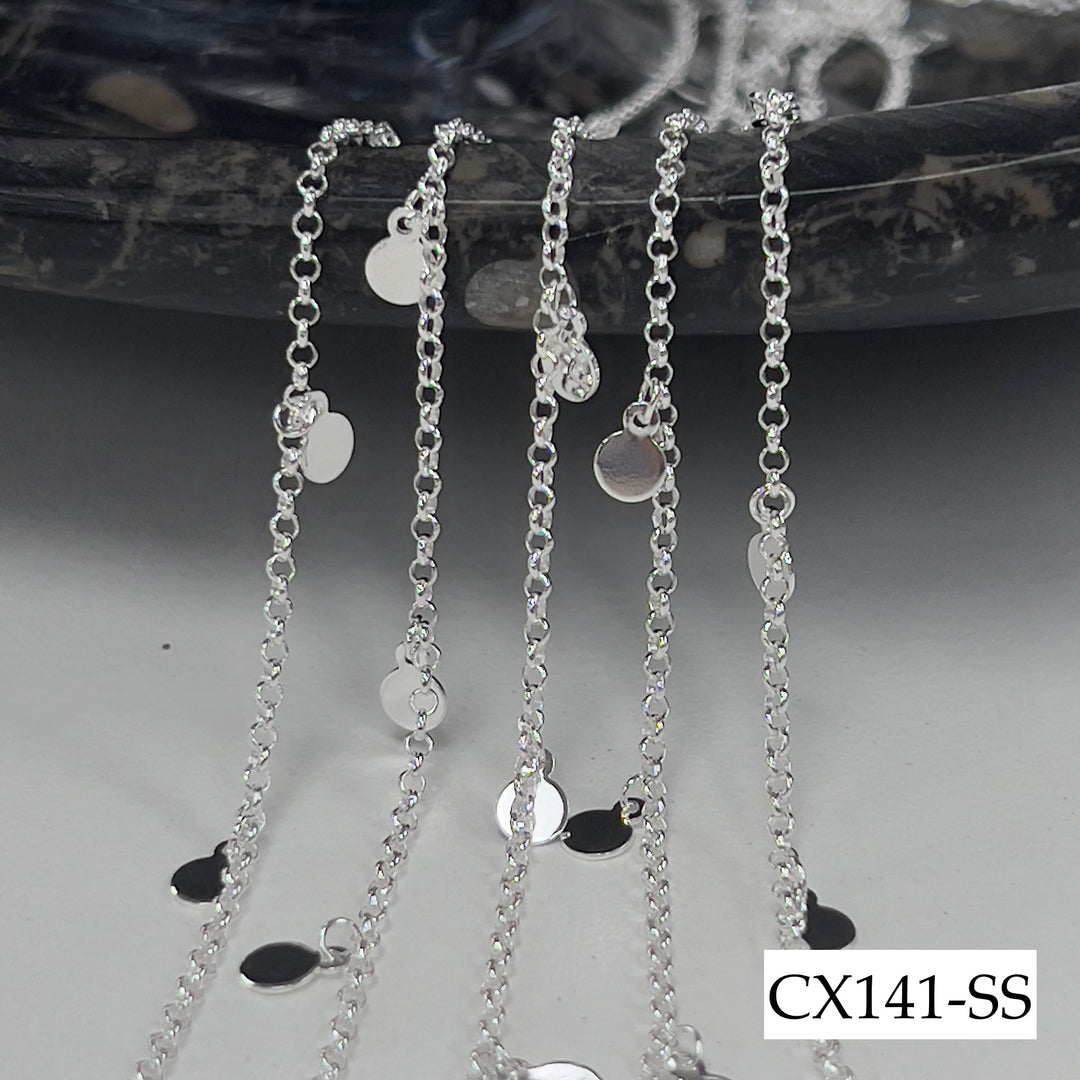 CX141: Disco Charm Chain by the foot