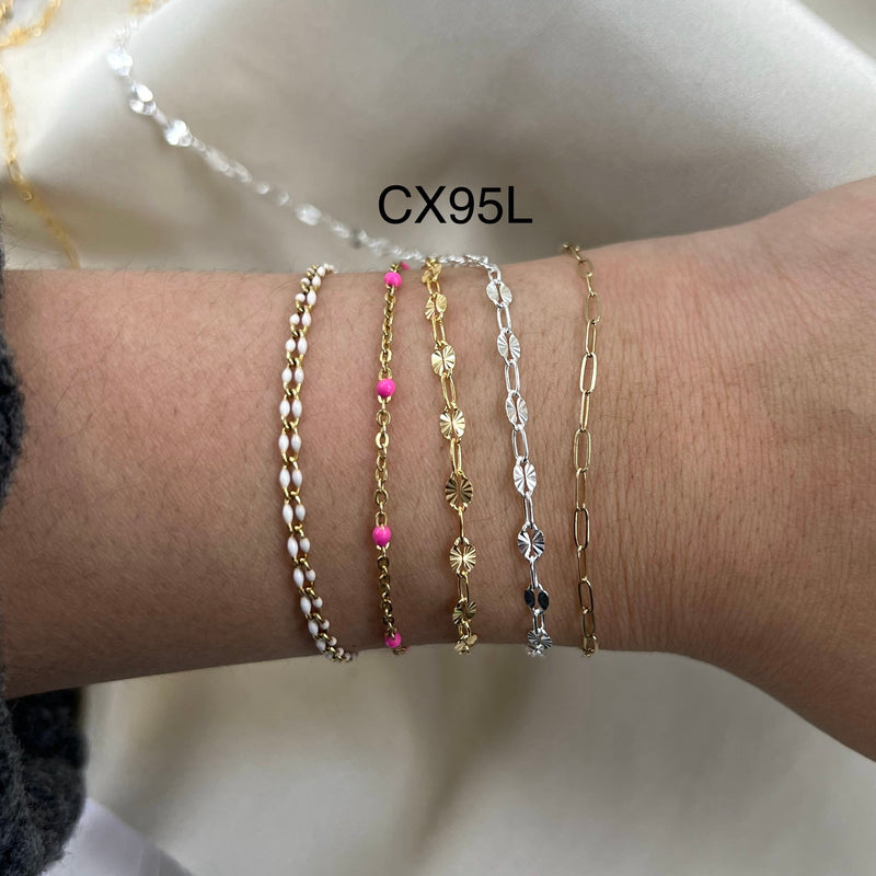 CX95L: 3.2mm Starlight + Paperclip (1+1) Chain by the footy