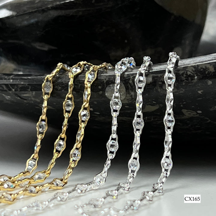CX165 - Marquis CZ Chain by the Foot