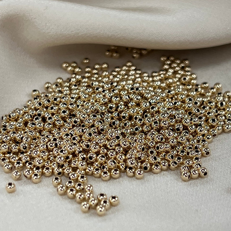 FBR02 - 2.0mm Round Seamless Beads