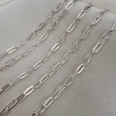 CX55: 2.6mm Paperclip #3 Chain By the Foot