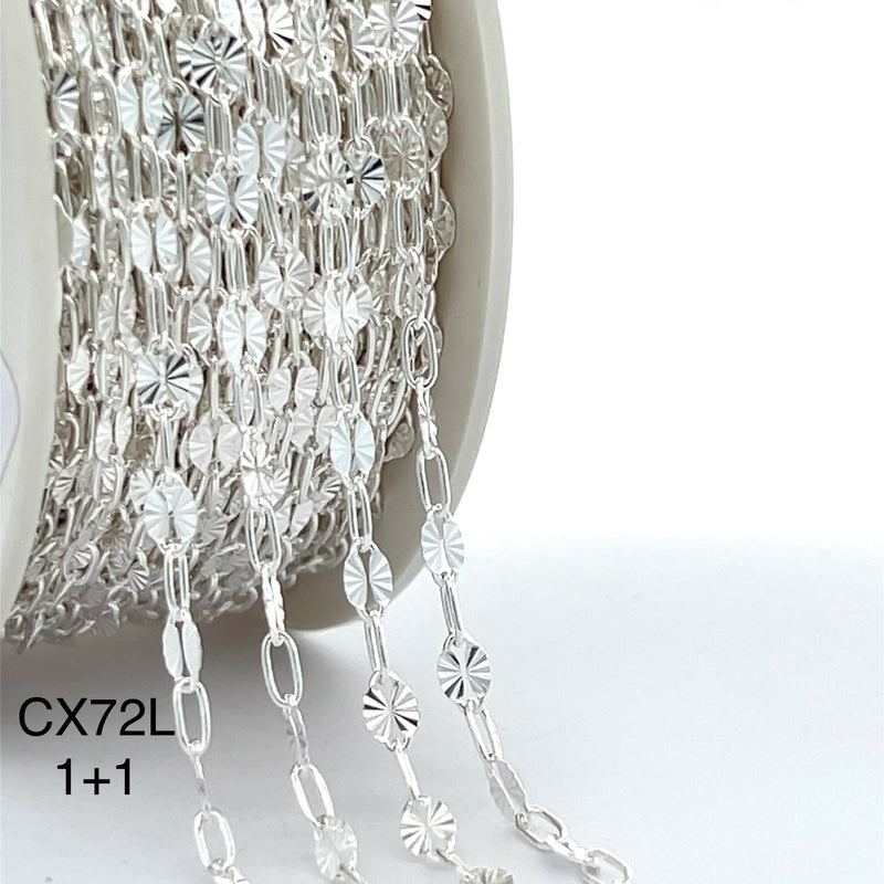 CX95L: 3.2mm Starlight + Paperclip (1+1) Chain by the footy