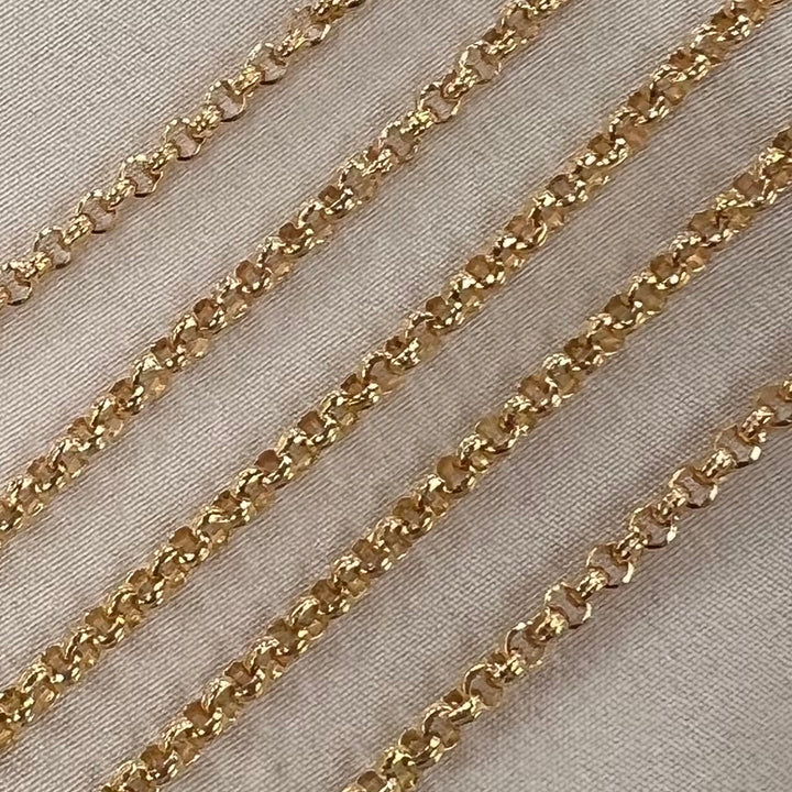 CX113 - 2.4mm Double Rolo Chain by the foot