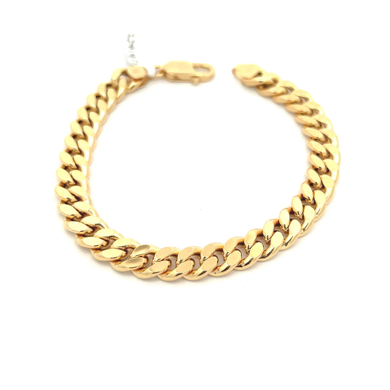 14kt Gold 8mm Wide Cuban Chain