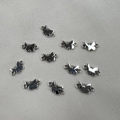 CN16 - 6mm Butterly Sterling Silver Connectors (3 pcs)