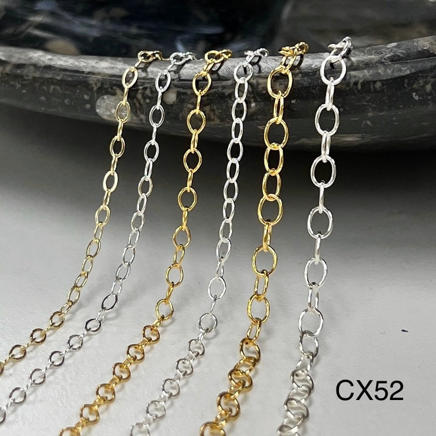 2828 Chain CX52 - Oval Link Chain by the foot – Oriental Treasure