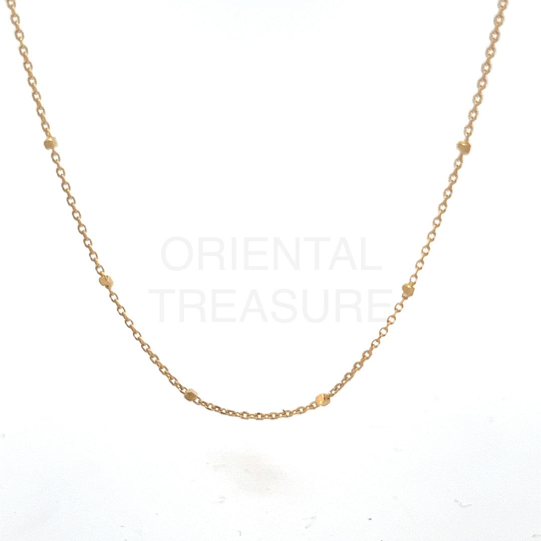 Square Cube Satellite Sterling Silver Chain