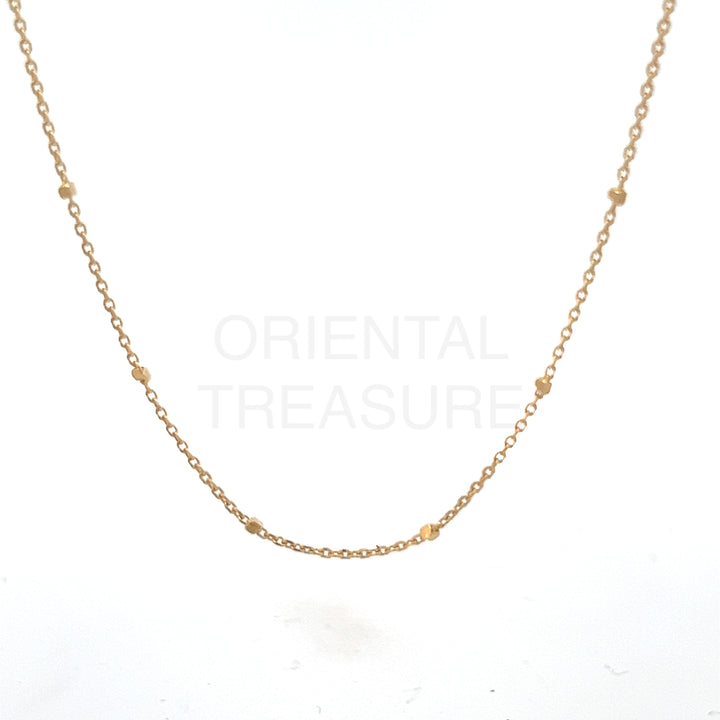 Square Cube Satellite Sterling Silver Chain