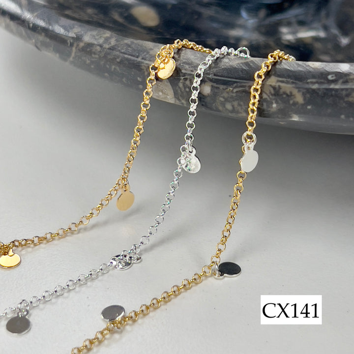 CX141: Disco Charm Chain by the foot