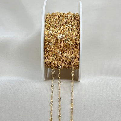 CX72S (3+1): 2.6mm Starlight + Paperclip Chain By the Foot