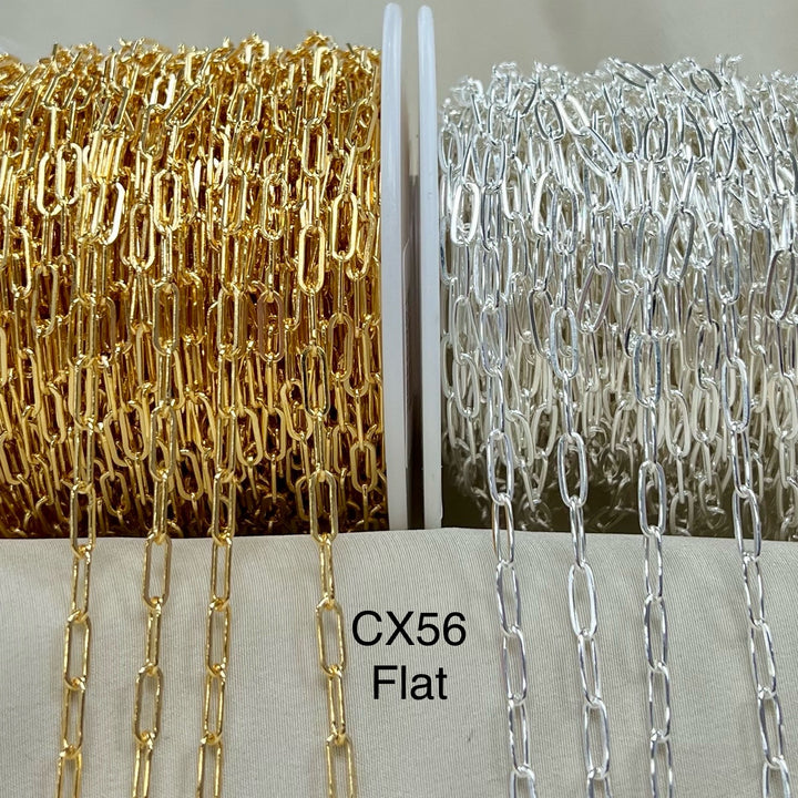 CX56: 3.2mm Wide Flat Paperclip 