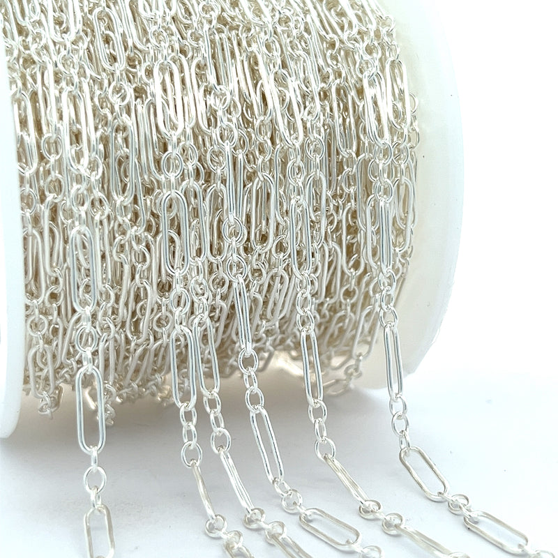 CX39: 3.3mm Long + Short PC Chain by the foot