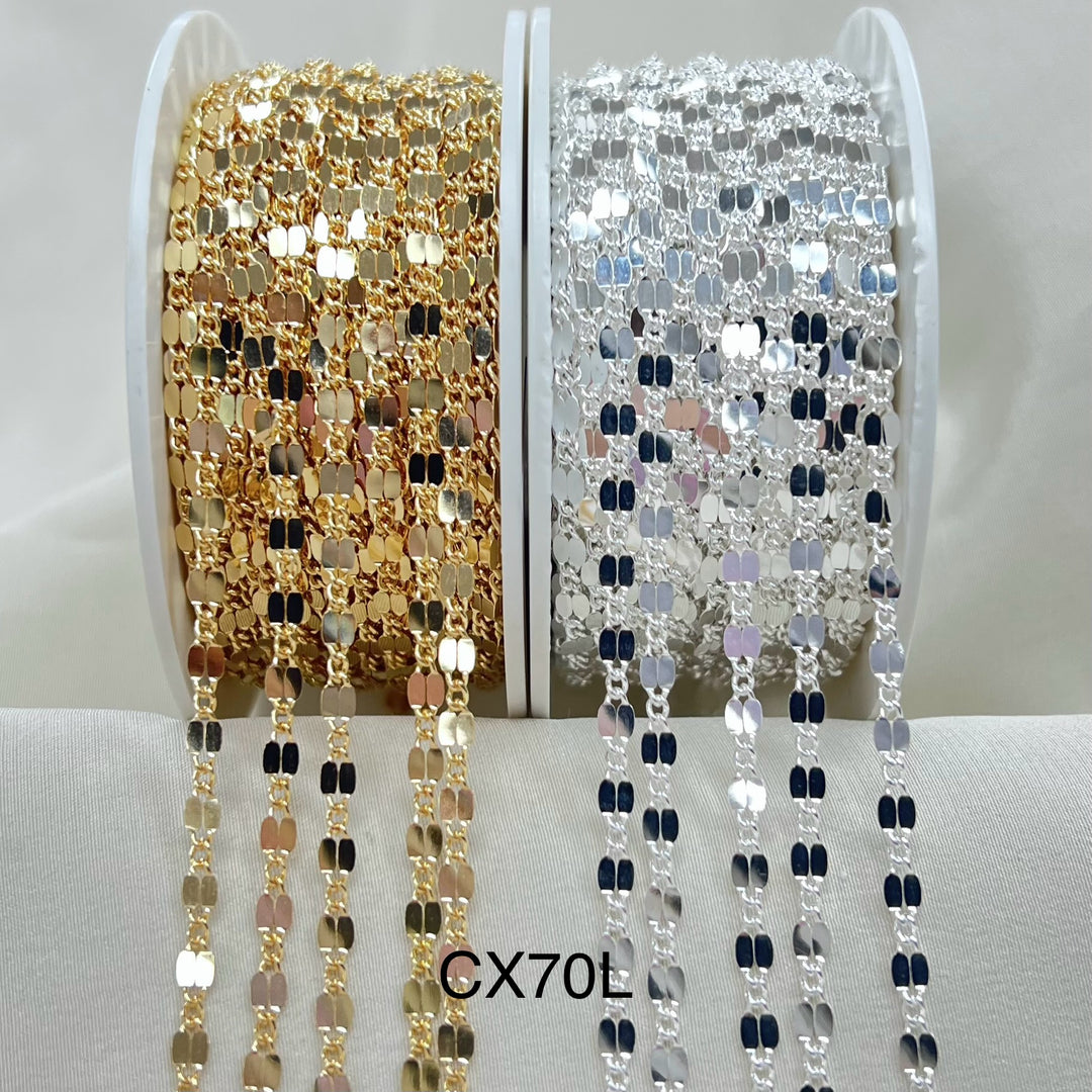CX70L: 2.9mm Sequin chain by the foot