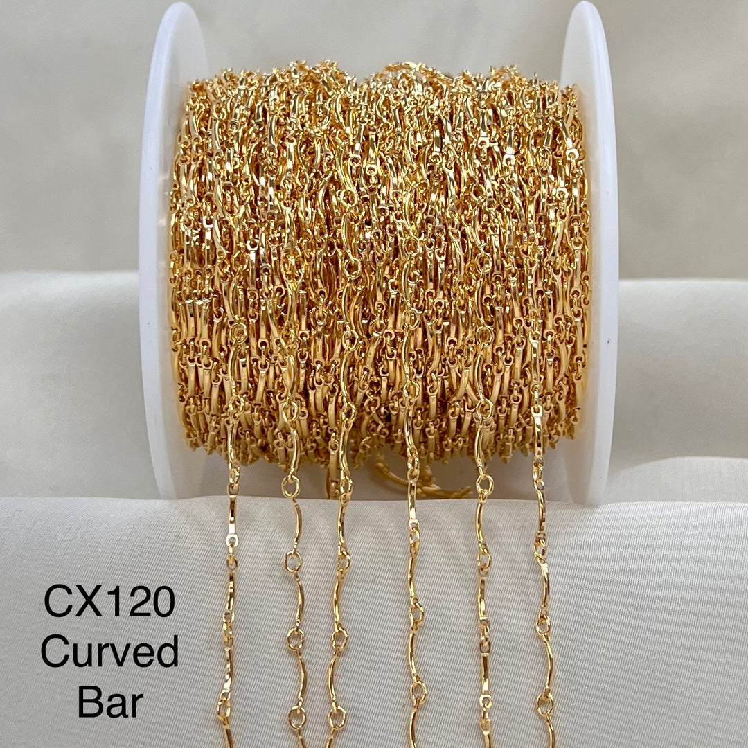 CX120: Curved Bar Chain by the foot