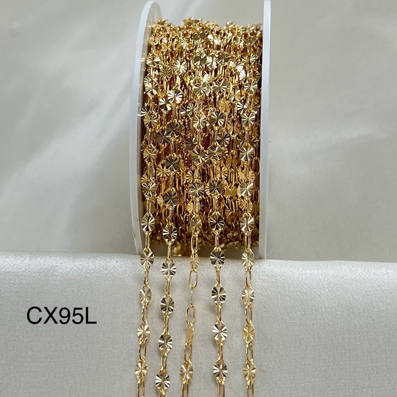 CX95L: 3.2mm Starlight + Paperclip (1+1) Chain by the footy