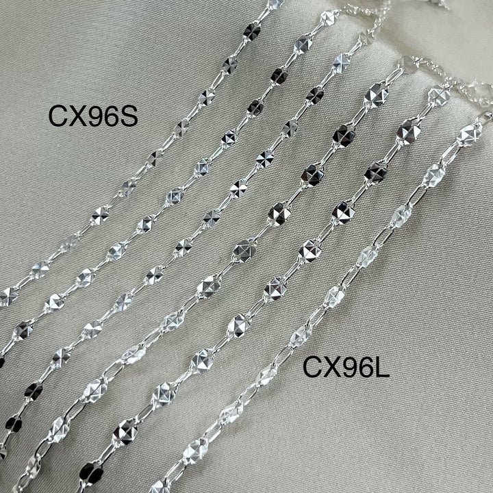 CX96L: 3.2mm Disco + Paperclip (1+1) Chain by the foot