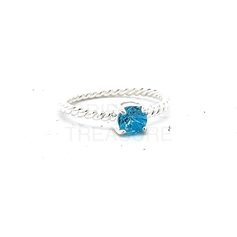 Genuine Gemstone Rope Stackable Rings