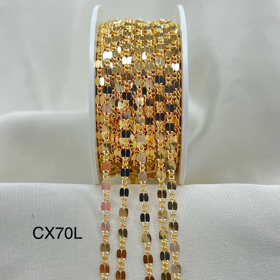 CX70L: 2.9mm Sequin chain by the foot