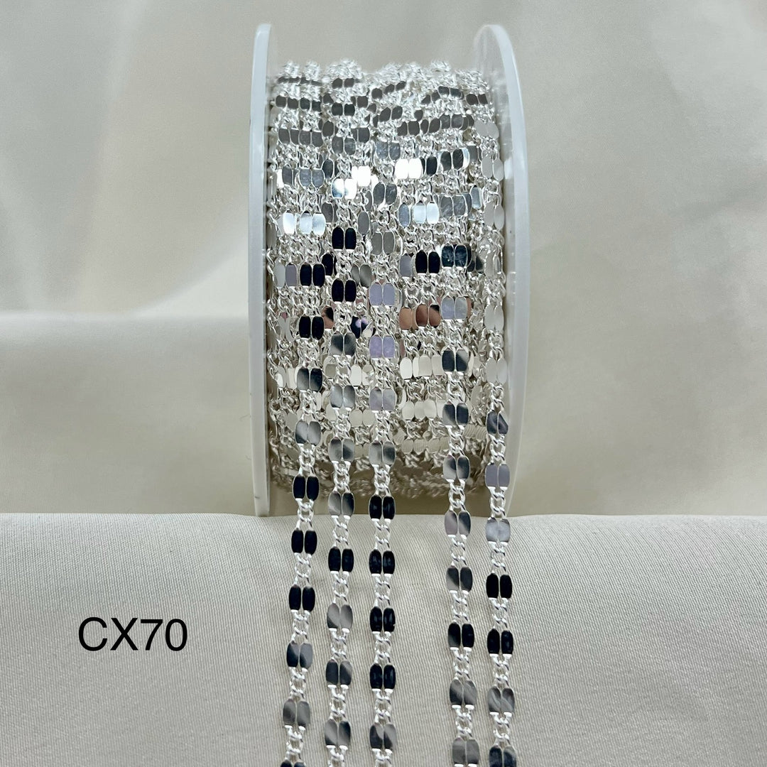 CX70L: 2.9mm Sequin chain by the foot