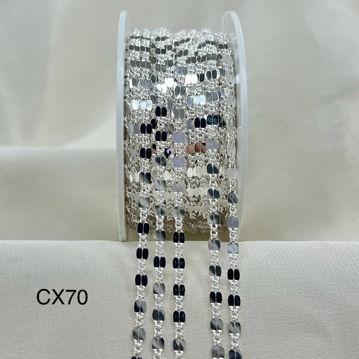 CX70L: 2.9mm Sequin chain by the foot
