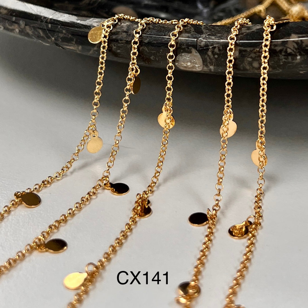 CX141: Disco Charm Chain by the foot