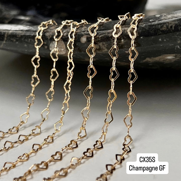 CX35S-CHP: Heart Chain by the foot