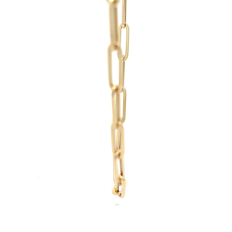 14kt Gold 4.6mm wide Paperclip Chain