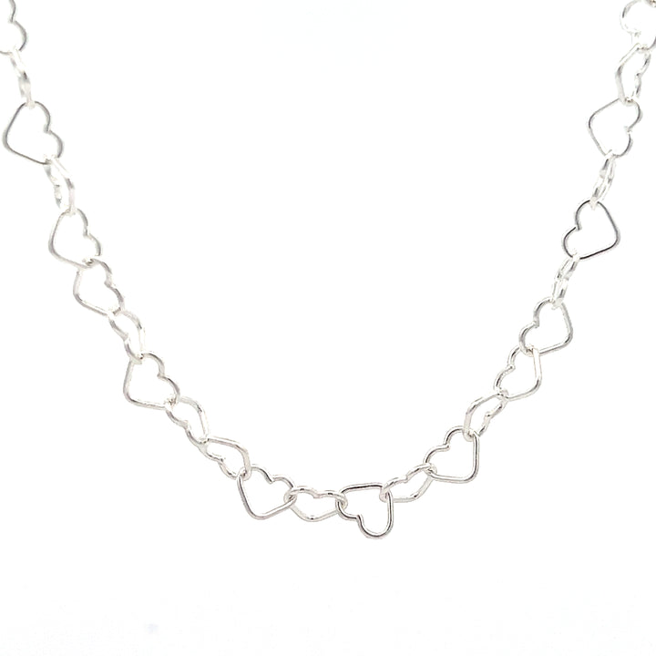Heart Chains - Sterling Silver