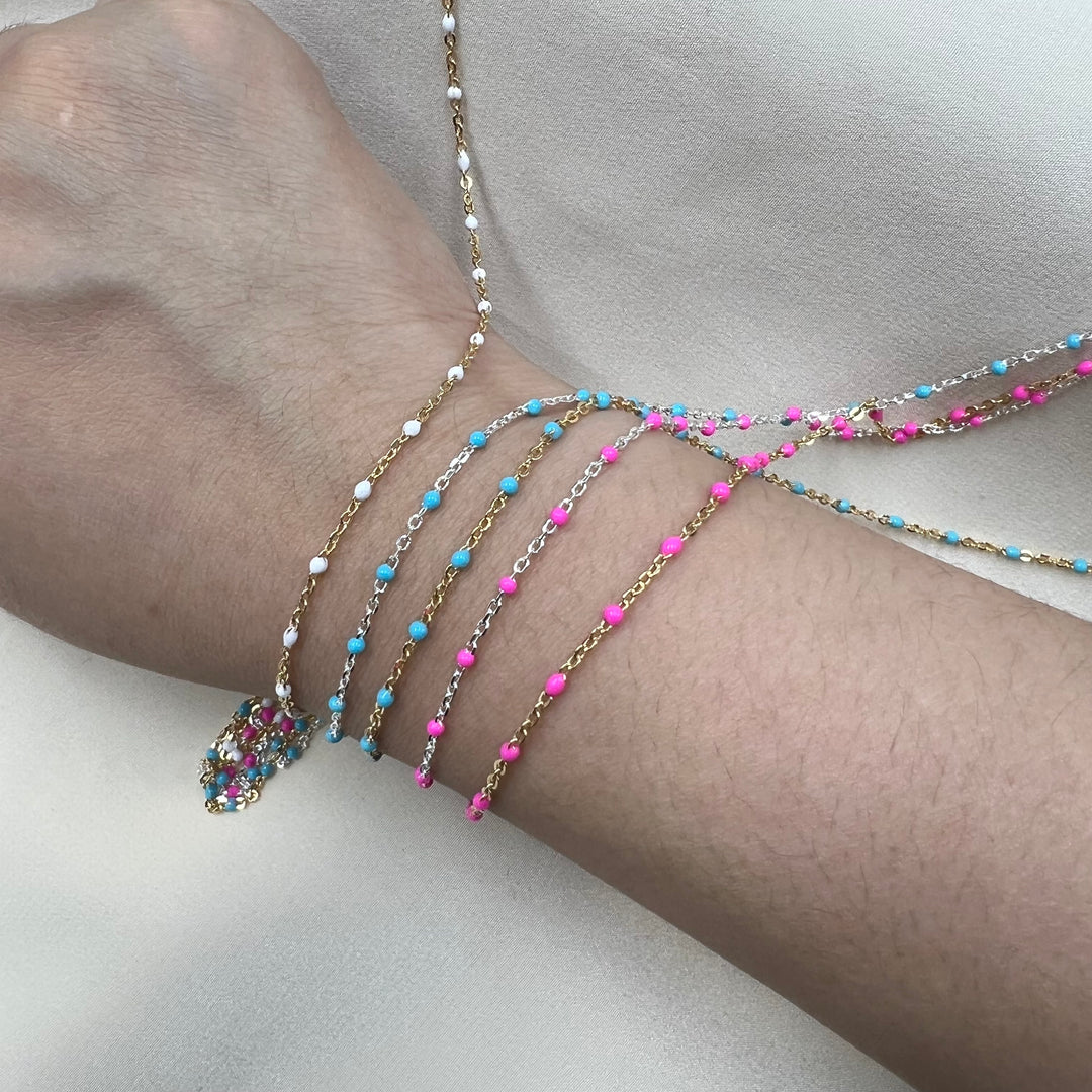 CX23: 7mm Space Enamel Satellite Chain by the foot