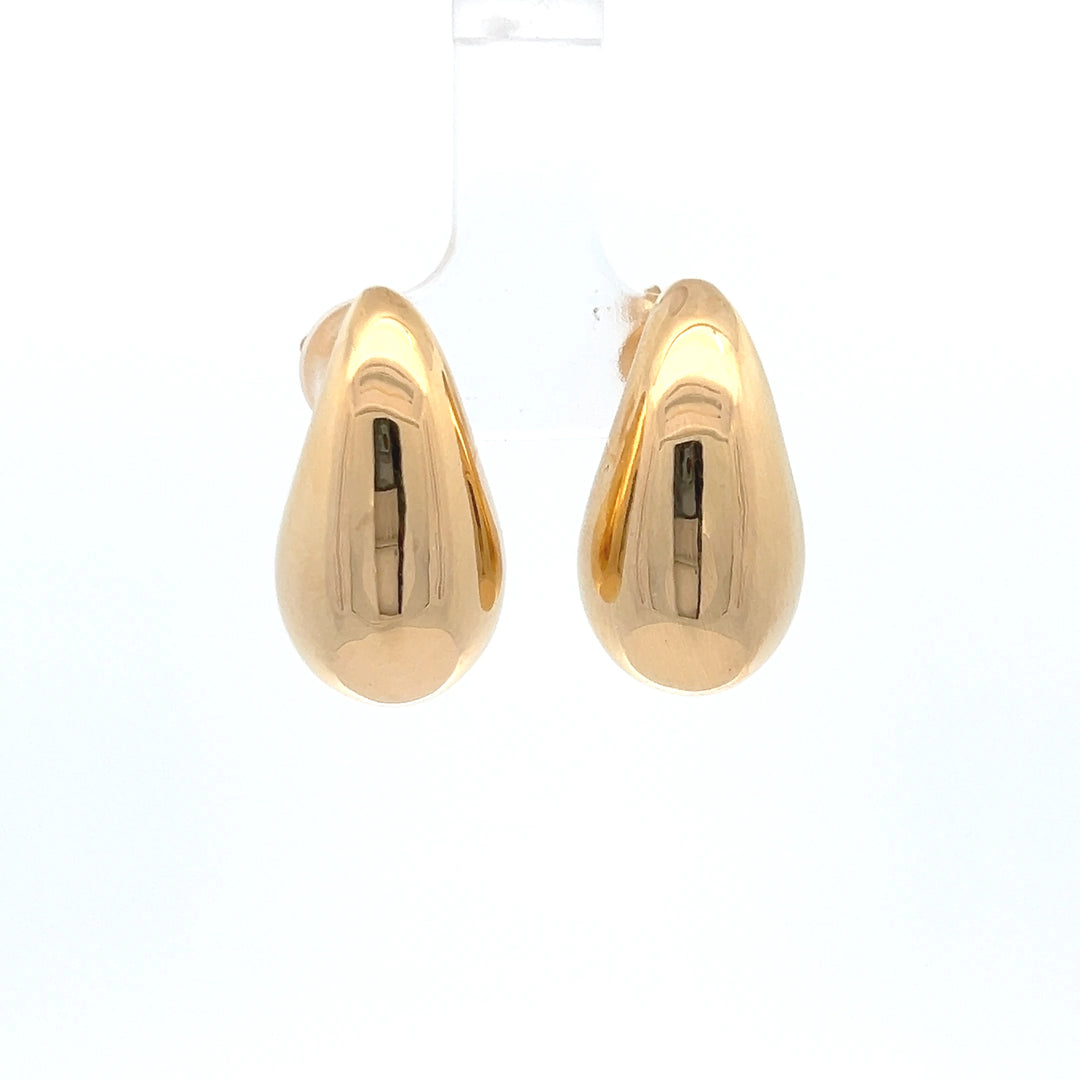 Tear Drop Studs - Sterling Silver - 6491
