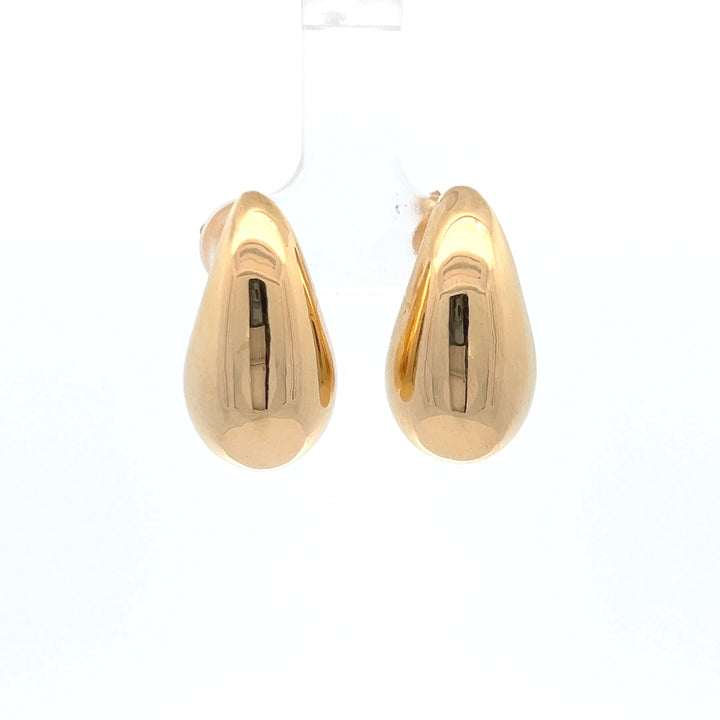 Tear Drop Studs - Sterling Silver - 6491