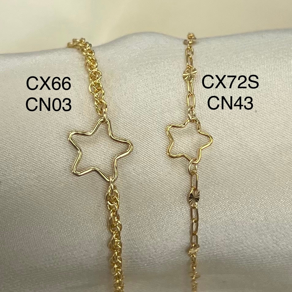 CN43 - Mini Star Connectors (pack of 6)