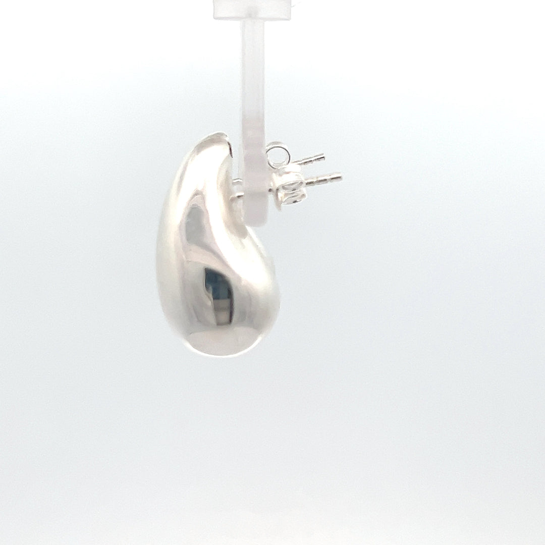 Tear Drop Studs - Sterling Silver - 6491